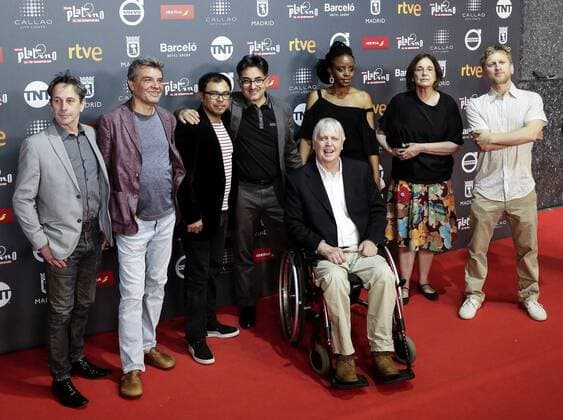 The cast of Bala Loca arrive at the presentation of the Platino Awards at the Callao Cinema in Madrid, Spain, 20 July 2017. The Magic Box will be the venue for the fourth edition of the Ibero American Cinema Platino Awards next 22 July. PLATINO AWARDS PRESENTATION PARTY IN MADRID !ACHTUNG: NUR REDAKTIONELLE NUTZUNG!  Copyright: xSantixDonairex MAD025 20170721-636362042465698040