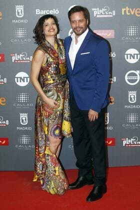 Venezuelan director and actress Prakriti Maduro (L) and Luis Fernandez arrive at the presentation of the Platino Awards at the Callao Cinema in Madrid, Spain, 20 July 2017. The Magic Box will be the venue for the fourth edition of the Ibero American Cinema Platino Awards next 22 July. PLATINO AWARDS PRESENTATION PARTY IN MADRID !ACHTUNG: NUR REDAKTIONELLE NUTZUNG!  Copyright: xKikoxHuescax MAD110 20170721-636362063335505284