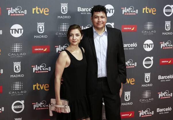 Mexican director Anwar Safa (R) and writer Ana Sofi Clerici pose as they arrive at the presentation of the Platino Awards at the Callao Cinema in Madrid, Spain, 20 July 2017. The Magic Box will be the venue for the fourth edition of the Ibero American Cinema Platino Awards next 22 July. PLATINO AWARDS PRESENTATION PARTY IN MADRID !ACHTUNG: NUR REDAKTIONELLE NUTZUNG!  Copyright: xSantixDonairex MAD028 20170721-636362063375597541