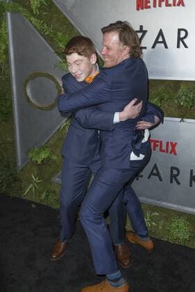 NYC: Netflix Ozark New York premiere Carson Holmes and Marc Menchaca attend Netflix Ozark New York Premiere screening at Metrograph  LevxRadin