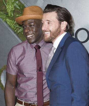 NYC: Netflix Ozark New York premiere McKinley Belcher III and Jason Butler Harner attend Netflix Ozark New York Premiere screening at Metrograph  LevxRadin