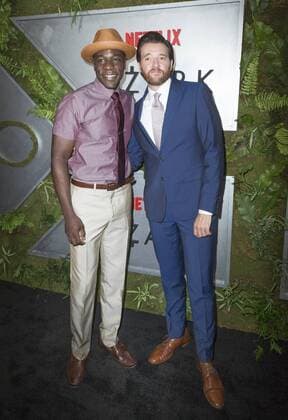 NYC: Netflix Ozark New York premiere McKinley Belcher III and Jason Butler Harner attend Netflix Ozark New York Premiere screening at Metrograph  LevxRadin