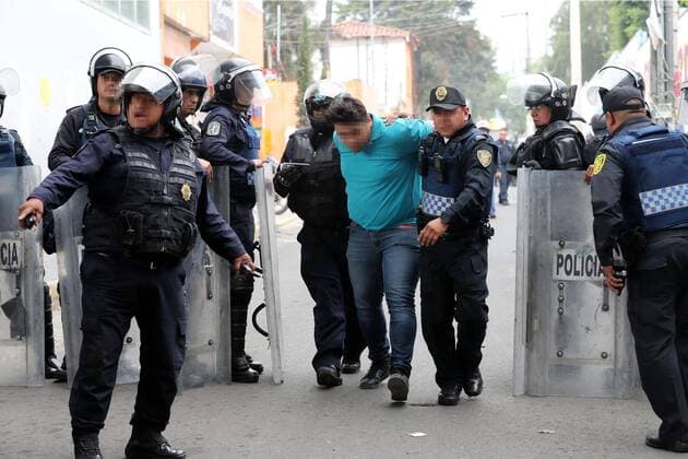 July 21, 2017 - Mexico - EUM20170720NAC46.JPG.CIUDAD DE MEXICO.- City CDMX-Narcotrafico.- Acciones del operativo por parte de elementos federales en donde fue abatido Felipe de Jesus N, Alias El Ojos , lider del cartel de Tlahuac, este jueves 20 de julio de 2017. Foto: Agencia EL UNIVERSAL Juan Carlos Reyes RCC. Mexico  - ZUMAu78_ 20170721_zaf_u78_003 Copyright: xJuancarlosreyesgx
