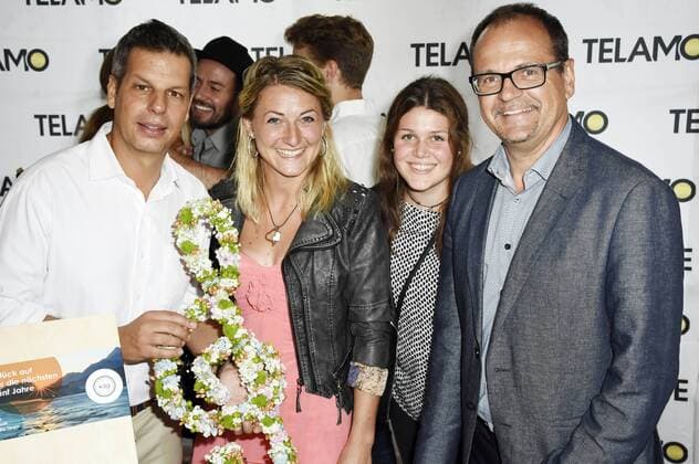 Ken Otremba mit Team beim 5jährigen Jubiläum des Musiklabels Telamo in der Orange Bar. München, 20.07.2017 Foto:xP.xSchönbergerx xFuturexImage