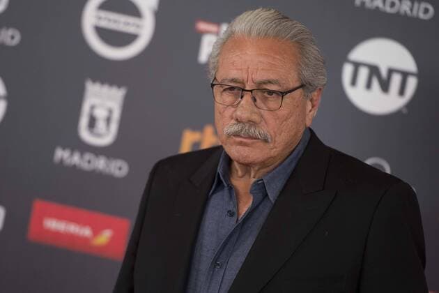 Edward James Olmos attends to the photocall before the press conference with the honorific award of Platinos Awards 2017 in Madrid, July 21, 2017. Spain.  (20170721014)