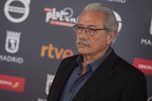 Edward James Olmos attends to the photocall before the press conference with the honorific award of Platinos Awards 2017 in Madrid, July 21, 2017. Spain.  (20170721016)