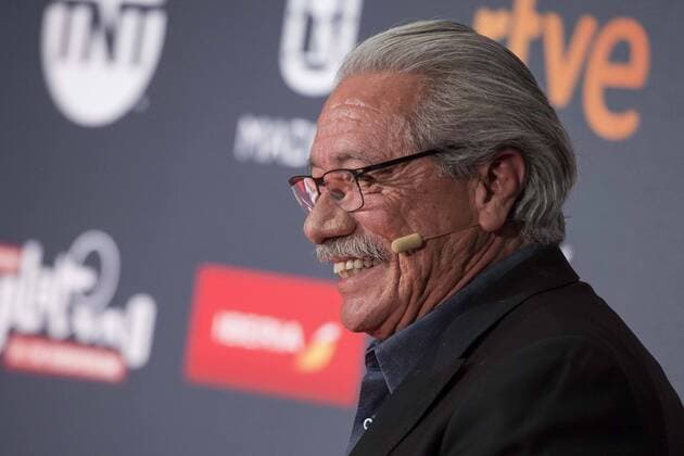 Edward James Olmos during press conference with the honorific award of Platinos Awards 2017 in Madrid, July 21, 2017. Spain.  (20170721040)