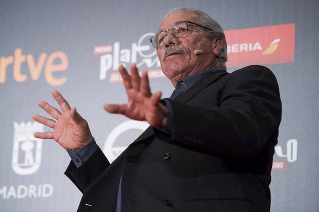 Edward James Olmos during press conference with the honorific award of Platinos Awards 2017 in Madrid, July 21, 2017. Spain.  (20170721055)