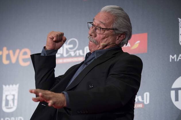 Edward James Olmos during press conference with the honorific award of Platinos Awards 2017 in Madrid, July 21, 2017. Spain.  (20170721056)