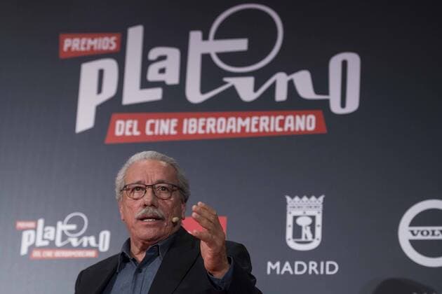 Edward James Olmos during press conference with the honorific award of Platinos Awards 2017 in Madrid, July 21, 2017. Spain.  (20170721058)
