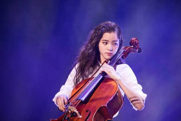Taiwanese actress and musician Ouyang Nana performs at a ceremony during the 2017 MTV Global Mandarin Music Awards in Shenzhen city, south China s Guangdong province, 20 July 2017. Stars shine on 2017 MTV Global Mandarin Music Awards in south China  pbu655983_04