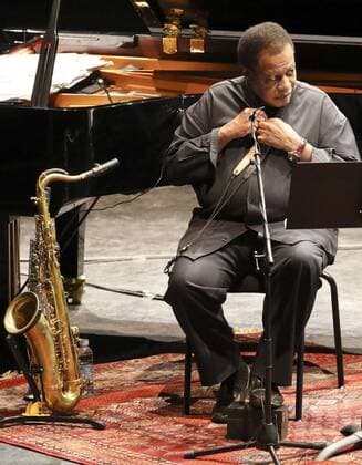 American jazz saxophonist and composer Wayne Shorter performs during a concert in the Kursaal auditorium as part of the 52th edition of San Sebastian Jazz Festival, in Basque Country, Spain, 21 July 2017. Wayne Shorter in concert as part San Sebastian Jazz Festival !ACHTUNG: NUR REDAKTIONELLE NUTZUNG!  Copyright: xJuanxHerrerox GRA312 20170721-636362648125979392