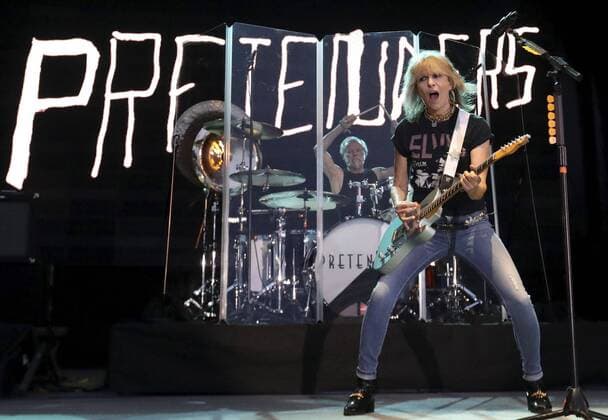 The Preteneders and their leader Chrissie Hynde during the 52nd San Sebastian Jazz Festival at the Zurriola beach in San Sebastian, Basque Country, Spain, 21 July 2017. 52ND SAN SEBASTIAN JAZZ FESTIVAL !ACHTUNG: NUR REDAKTIONELLE NUTZUNG!  Copyright: xJuanxHerrerox PVA003 20170721-636362758656427216