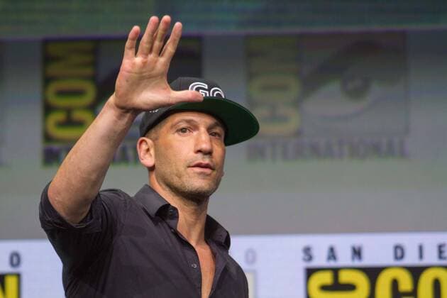 July 21, 2017 - San Diego, US - Day 2 of Comic Con .Even more people turned out today..Netflix: Marvel s The Defenders panel..Jeph Loeb Marvel writer.A representative from San Diego Comic-Con took the stage and present him with an Inkpot Award, honoring Loeb for his contributions to comics, film and TV..seen here: Jon Bernthal San Diego US - ZUMAf22_ 20170721_zaf_f22_393 Copyright: xDarenxFentimanx