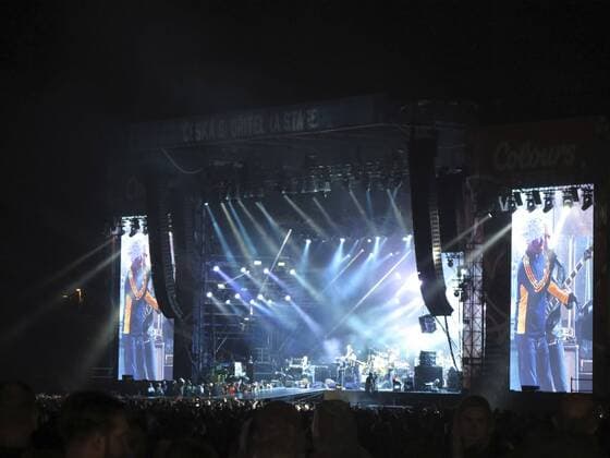 Jamiroquai performs during the concert held as part of Colours of Ostrava Music Festival in Ostrava, Czech Republic, late 22 July 2017. The festival runs from 19 to 22 July. Colours of Ostrava music festival !ACHTUNG: NUR REDAKTIONELLE NUTZUNG!  Copyright: xEstherxMartínx 20170723-636364113375526204