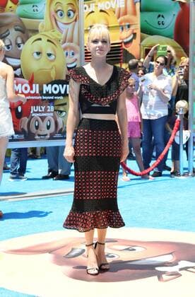 July 23, 2017 - 23 July 2017 - Los Angeles, California - Anna Faris. Premiere Of Columbia Pictures And Sony Pictures Animation s The Emoji Movie held at Regency Village Theatre - Westwood, CA. Photo Credit: PMA AdMedia - ZUMAa123 20170723_zaa_a123_408 Copyright: xPma Admediax