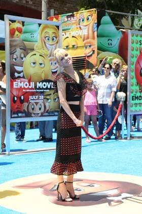 July 23, 2017 - 23 July 2017 - Los Angeles, California - Anna Faris. Premiere Of Columbia Pictures And Sony Pictures Animation s The Emoji Movie held at Regency Village Theatre - Westwood, CA. Photo Credit: PMA AdMedia - ZUMAa123 20170723_zaa_a123_410 Copyright: xPma Admediax