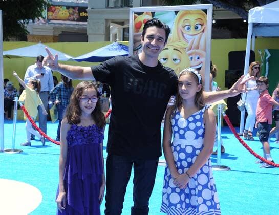 July 23, 2017 - Hollywood, California, U.S. - Gilles Marini, Daughters attends The Los Angeles Premiere of The Emoji Movie held at the Regency Village Theater in Westwood, California on July 23, 2017. 2017 Hollywood U.S. - ZUMAl86_ 20170723_zaf_l86_069 Copyright: xDavexLongendykex