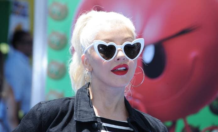 July 23, 2017 - Hollywood, California, U.S. - Christina Aguilera attends The Los Angeles Premiere of The Emoji Movie held at the Regency Village Theater in Westwood, California on July 23, 2017. 2017 Hollywood U.S. - ZUMAl86_ 20170723_zaf_l86_181 Copyright: xDavexLongendykex