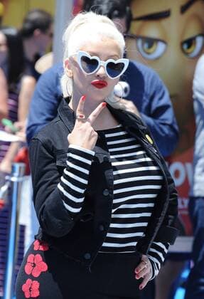 July 23, 2017 - Hollywood, California, U.S. - Christina Aguilera attends The Los Angeles Premiere of The Emoji Movie held at the Regency Village Theater in Westwood, California on July 23, 2017. 2017 Hollywood U.S. - ZUMAl86_ 20170723_zaf_l86_176 Copyright: xDavexLongendykex