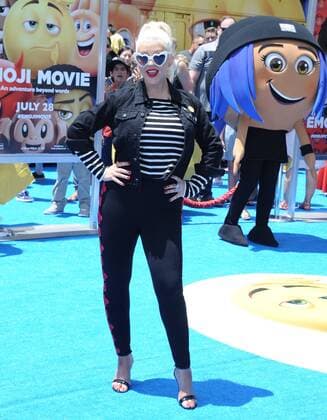 July 23, 2017 - Hollywood, California, U.S. - Christina Aguilera attends The Los Angeles Premiere of The Emoji Movie held at the Regency Village Theater in Westwood, California on July 23, 2017. 2017 Hollywood U.S. - ZUMAl86_ 20170723_zaf_l86_166 Copyright: xDavexLongendykex