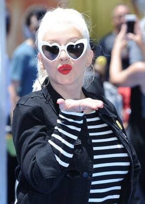 July 23, 2017 - Hollywood, California, U.S. - Christina Aguilera attends The Los Angeles Premiere of The Emoji Movie held at the Regency Village Theater in Westwood, California on July 23, 2017. 2017 Hollywood U.S. - ZUMAl86_ 20170723_zaf_l86_164 Copyright: xDavexLongendykex