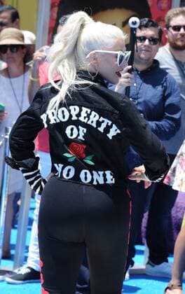 July 23, 2017 - Hollywood, California, U.S. - Christina Aguilera attends The Los Angeles Premiere of The Emoji Movie held at the Regency Village Theater in Westwood, California on July 23, 2017. 2017 Hollywood U.S. - ZUMAl86_ 20170723_zaf_l86_160 Copyright: xDavexLongendykex