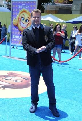 July 23, 2017 - Hollywood, California, U.S. - James Corden attends The Los Angeles Premiere of The Emoji Movie held at the Regency Village Theater in Westwood, California on July 23, 2017. 2017 Hollywood U.S. - ZUMAl86_ 20170723_zaf_l86_005 Copyright: xDavexLongendykex