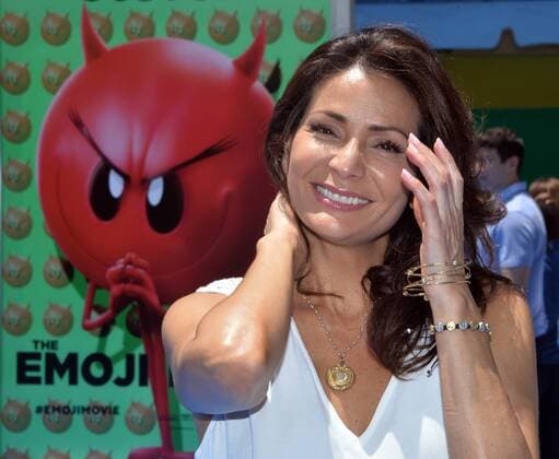 Actress Constance Marie attends the premiere of the animated motion picture comedy The Emoji Movie at the Regency Village Theatre in the Westwood section of Los Angeles on July 23, 2017. Storyline: Gene, a multi-expressional emoji, sets out on a journey to become a normal emoji.  LAP2017072360 JIMxRUYMEN