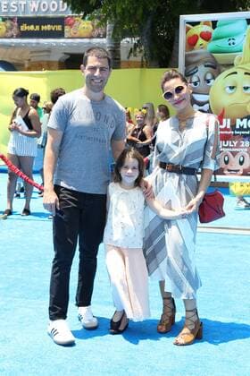 July 23, 2017 - U.S. - 23 July 2017 - Los Angeles, California - Max Greenfield, Tess Sanchez, Lilly Greenfield. Premiere Of Columbia Pictures And Sony Pictures Animation s The Emoji Movie held at Regency Village Theatre - Westwood, CA. Photo Credit: PMA AdMedia U.S. - ZUMAa123 20170723_zaa_a123_728 Copyright: xPmaAdmediax