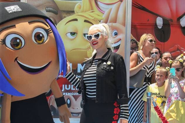 Christina Aguilera bei der The Emoji Movie Film Premiere am 23.07.2017 in Westwood, Los Angeles The Emoji Movie Film Premiere in Westwood, Los Angeles, 2017 