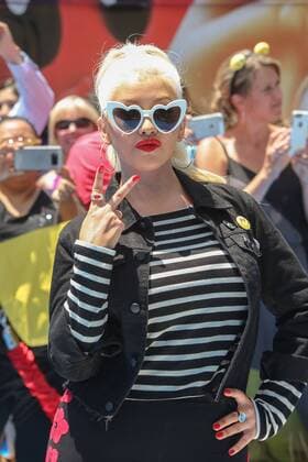 Christina Aguilera bei der The Emoji Movie Film Premiere am 23.07.2017 in Westwood, Los Angeles The Emoji Movie Film Premiere in Westwood, Los Angeles, 2017 