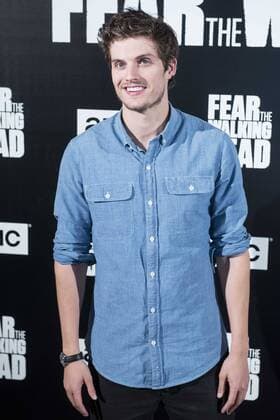 English actor Daniel Sharman attends to fan event of Fear The Walking Dead at Callao City Lights cinema in Madrid, July 24, 2017. Spain.  (20170724015)