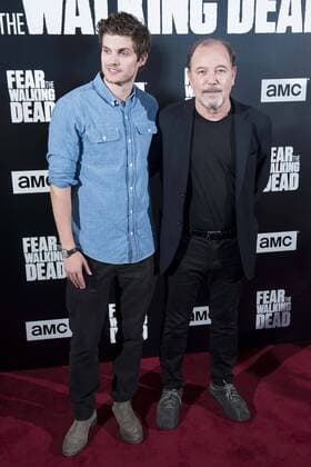 Panamanian actor Ruben Blades and english actor Daniel Sharman attends to fan event of Fear The Walking Dead at Callao City Lights cinema in Madrid, July 24, 2017. Spain.  (20170724017)