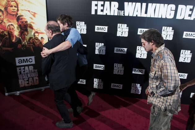 Panamanian actor Ruben Blades and english actor Daniel Sharman attends to fan event of Fear The Walking Dead at Callao City Lights cinema in Madrid, July 24, 2017. Spain.  (20170724020)