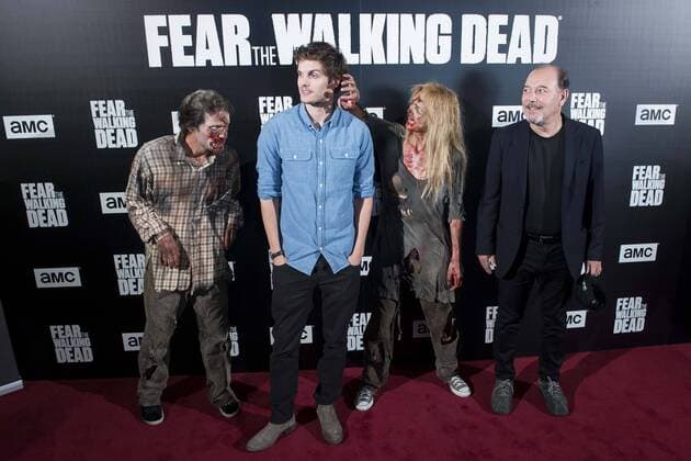 Panamanian actor Ruben Blades and english actor Daniel Sharman attends to fan event of Fear The Walking Dead at Callao City Lights cinema in Madrid, July 24, 2017. Spain.  (20170724023)