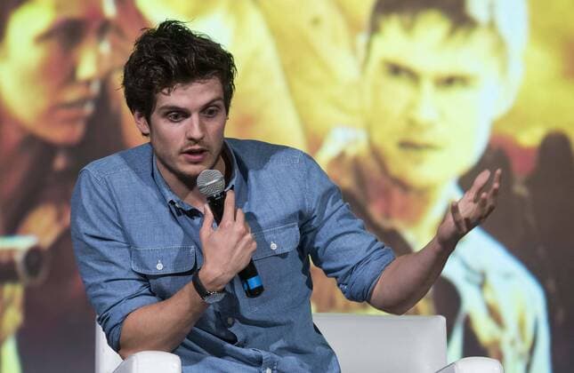 English actor Daniel Sharman attends to fan event of Fear The Walking Dead at Callao City Lights cinema in Madrid, July 24, 2017. Spain.  (20170724039)