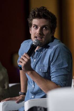 English actor Daniel Sharman attends to fan event of Fear The Walking Dead at Callao City Lights cinema in Madrid, July 24, 2017. Spain.  (20170724040)