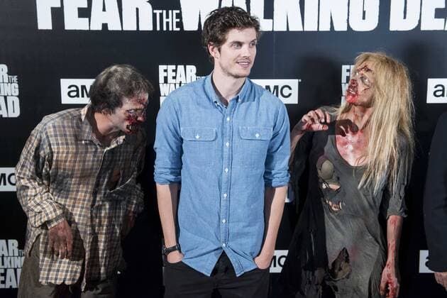 English actor Daniel Sharman attends to fan event of Fear The Walking Dead at Callao City Lights cinema in Madrid, July 24, 2017. Spain.  (20170724025)