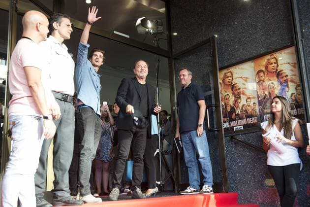 Panamanian actor Ruben Blades and english actor Daniel Sharman attends to fan event of Fear The Walking Dead at Callao City Lights cinema in Madrid, July 24, 2017. Spain.  (20170724027)