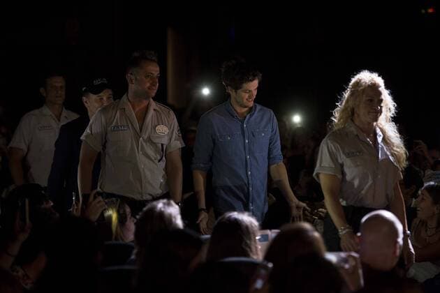 English actor Daniel Sharman and Panamanian actor Ruben Blades attends to fan event of Fear The Walking Dead at Callao City Lights cinema in Madrid, July 24, 2017. Spain.  (20170724028)