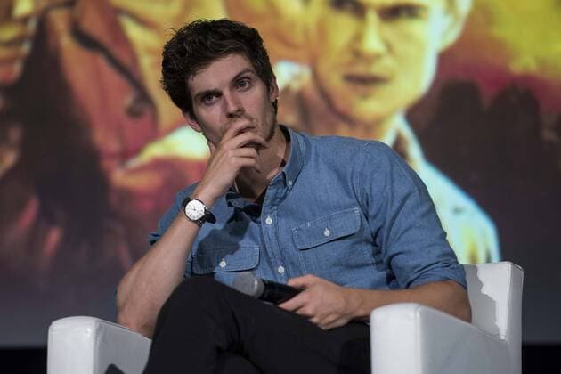 English actor Daniel Sharman attends to fan event of Fear The Walking Dead at Callao City Lights cinema in Madrid, July 24, 2017. Spain.  (20170724031)