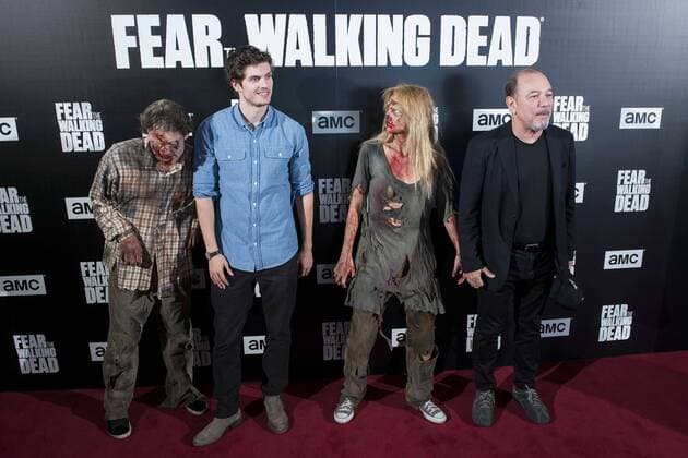 Panamanian actor Ruben Blades and english actor Daniel Sharman attends to fan event of Fear The Walking Dead at Callao City Lights cinema in Madrid, July 24, 2017. Spain.  (20170724022)