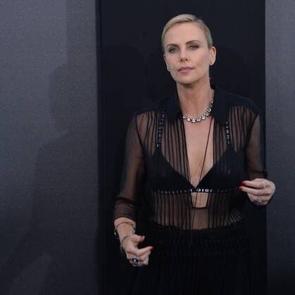 Cast member Charlize Theron attends the premiere of the motion picture spy thriller Atomic Blonde at The Theatre at the Ace Hotel in downtown Los Angeles on July 24, 2017. Storyline: An undercover MI6 agent is sent to Berlin during the Cold War to investigate the murder of a fellow agent and recover a missing list of double agents.  LAP2107072414 JIMxRUYMEN