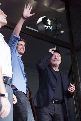 Daniel Sharman und Ruben Blades beim Fan-Event zur AMC TV-Serie Fear the Walking Dead im Cine Callao. Madrid, 24.07.2017 Daniel Sharman, Ruben Blades  Foto:xDyDxFotografosx xFuturexImage