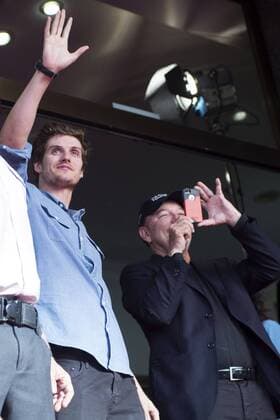Daniel Sharman und Ruben Blades beim Fan-Event zur AMC TV-Serie Fear the Walking Dead im Cine Callao. Madrid, 24.07.2017 Daniel Sharman, Ruben Blades  Foto:xDyDxFotografosx xFuturexImage