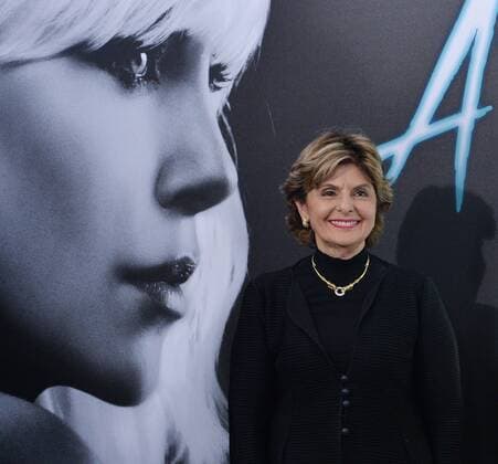 Attorney Gloria Allred attends the premiere of the motion picture spy thriller Atomic Blonde at The Theatre at the Ace Hotel in downtown Los Angeles on July 24, 2017. Storyline: An undercover MI6 agent is sent to Berlin during the Cold War to investigate the murder of a fellow agent and recover a missing list of double agents.  LAP2107072422 JIMxRUYMEN