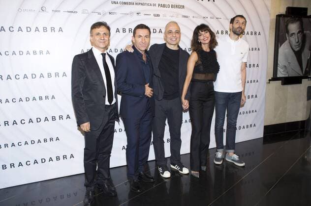 Jose Mota, Antonio de la Torre, Pablo Berger, Maribel Verdu und Julian Villagran bei der Premiere des Kinofilms Abracadabra im Palacio de la Prensa Cinema. Madrid, 24.07.2017 Jose Mota, Antonio de la Torre, Pablo Berger, Maribel Verdu, Julian Villagran  Foto:xDyDxFotografosx xFuturexImage