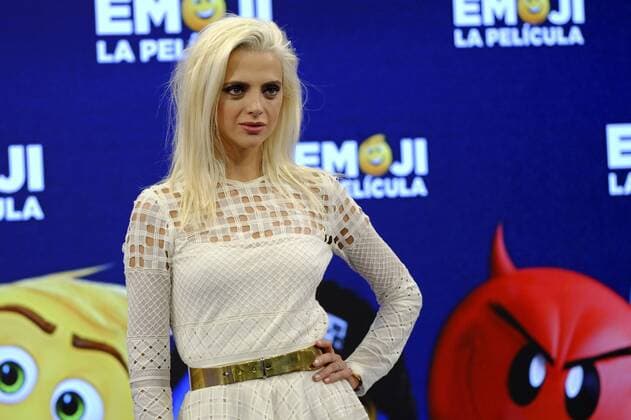 July 25, 2017 - Madrid, Spain - Actress Macarena Gomez attends Emoji La Pelicula photocall at La Casa del Lector on July 25, 2017 in Madrid, Spain. Madrid Spain  - ZUMAn230 20170725_zaa_n230_043 Copyright: xOscarxGonzalezx