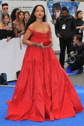 Valerian And The City Of A Thousand Planets European Premiere London, UK. 240717. Rihanna at the Valerian And The City Of A Thousand Planets European film premiere held at Cineworld Empire cinema, Leicester Square. 25 July 2017. LMK315-MB340-250717 